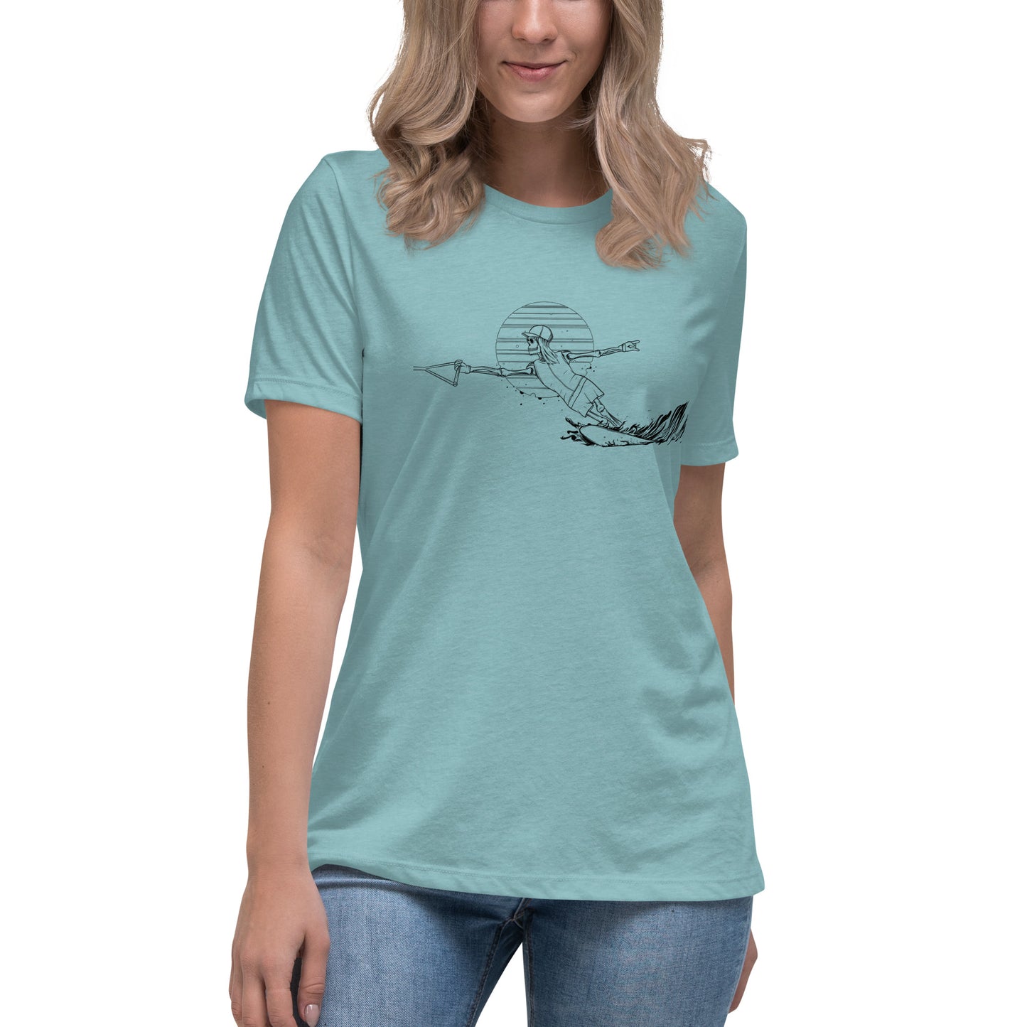 Slalom Cut Line Women's T