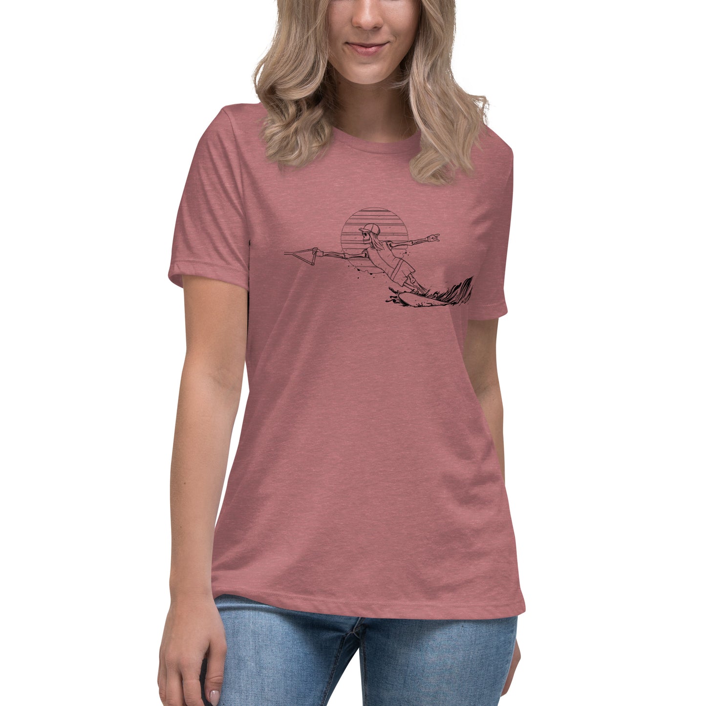 Slalom Cut Line Women's T