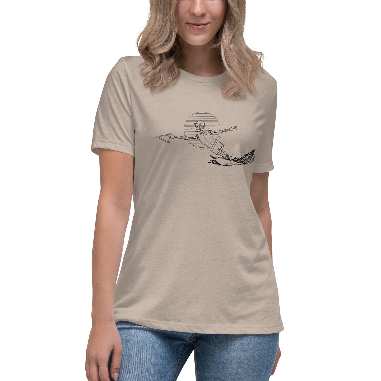 Slalom Cut Line Women's T