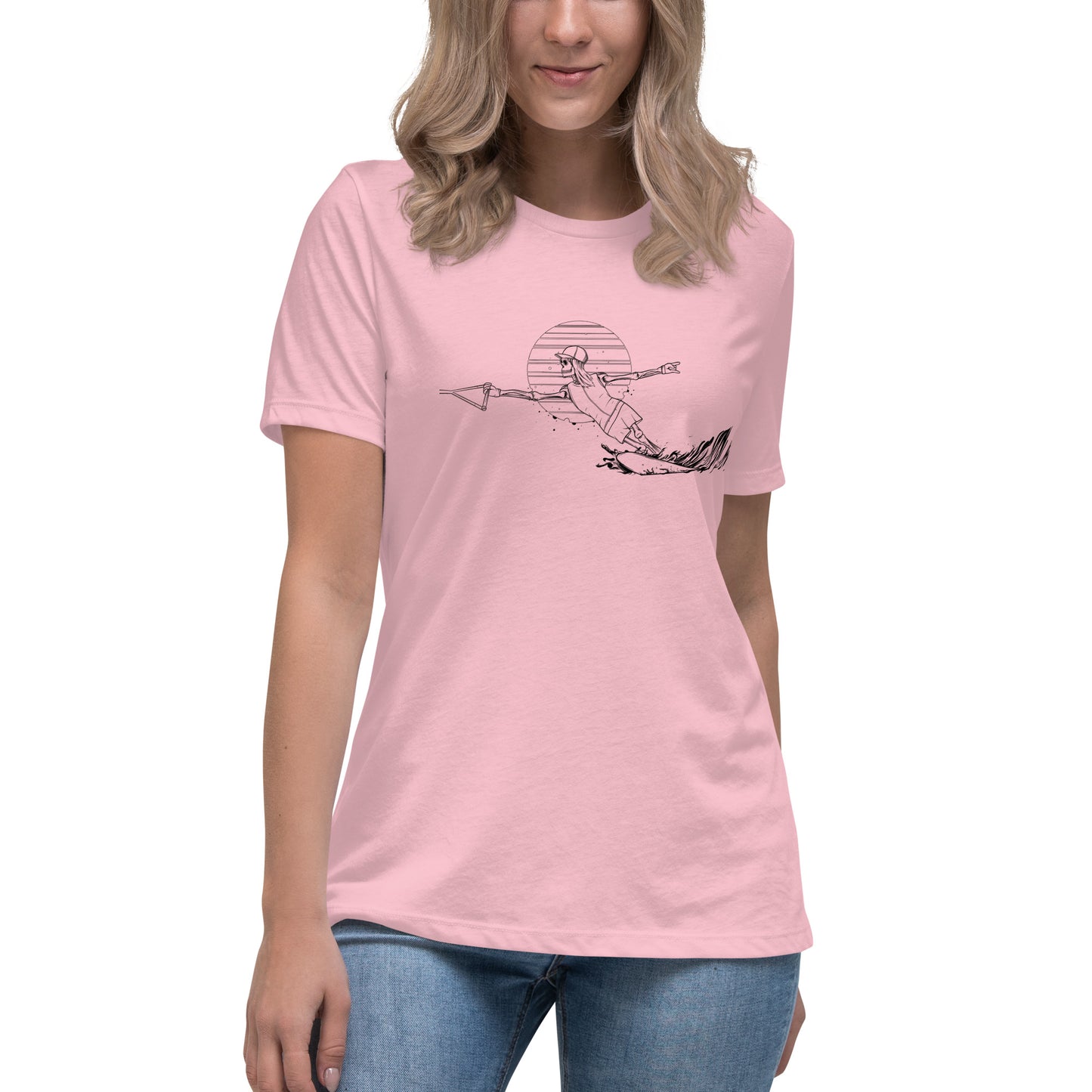 Slalom Cut Line Women's T