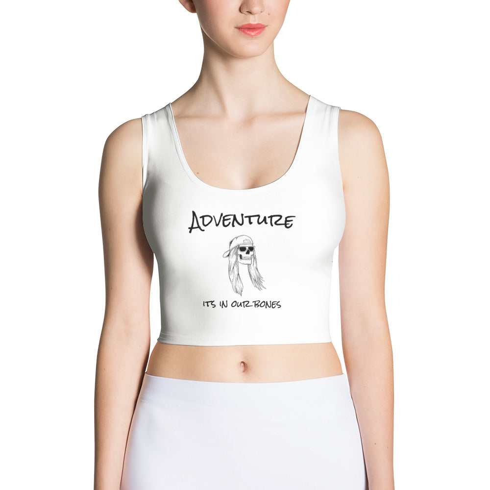 Adventure Skull Crop Top