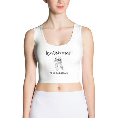 Adventure Skull Crop Top