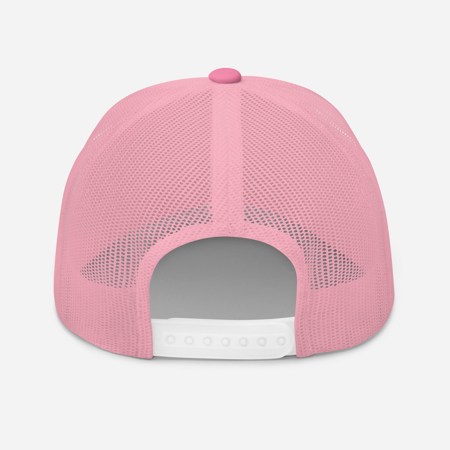 SKELLIES Pink Trucker Hat - Skull with Sunglasses Embroidery, Breathable Mesh, Adjustable Snapback, Unisex Urban Cap