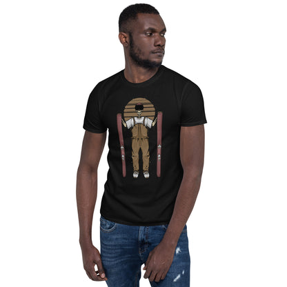 SKELLIES Men's Graphic T-shirt - Skeleton Ski T-shirt Print, Regular Fit, Casual Wear