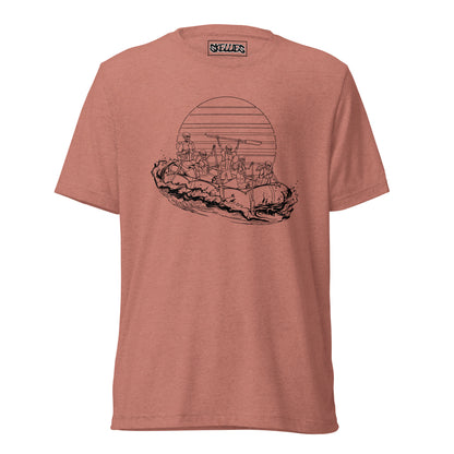 Rafting Line Men's Tri-Blend T