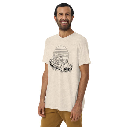 Rafting Line Men's Tri-Blend T