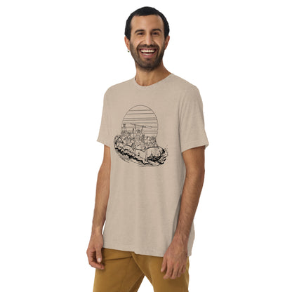 Rafting Line Men's Tri-Blend T