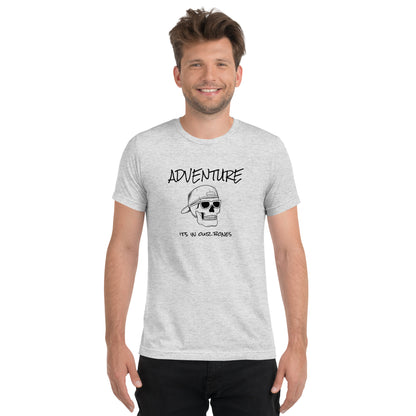 Adventure Skull Men's Tri-Blend T